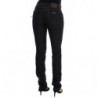 Jeans slim fit in cotone elasticizzato blu - W27