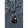 Jeans slim in denim di cotone lavaggio blu - W26