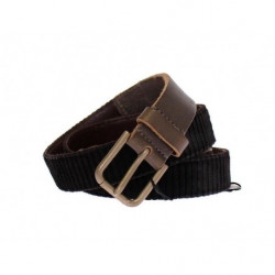 Cintura GÃ¼rtel in pelle marrone con logo - 95 CM / 38 INCHES
