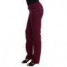 Jeans in denim stretch di cotone lavato rosso - W26