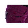 Jeans slim in denim elasticizzato in cotone viola - W26