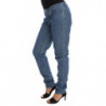 Jeans Boyfriend Fit in cotone lavato blu - W26