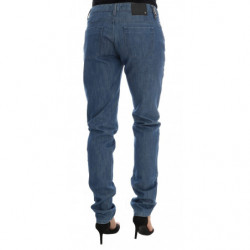 Jeans Boyfriend Fit in cotone lavato blu - W26