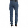 Jeans Boyfriend Fit in cotone lavato blu - W26