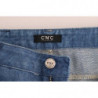 Jeans Boyfriend Fit in cotone lavato blu - W26