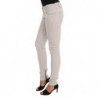 Jeans slim elasticizzati in cotone bianco - W26