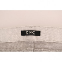 Jeans slim elasticizzati in cotone bianco - W26