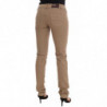 Jeans slim fit in cotone elasticizzato beige - W26
