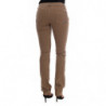 Jeans slim fit in cotone elasticizzato beige - W26