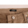 Jeans slim fit in cotone elasticizzato beige - W26