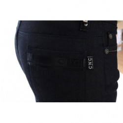 Jeans slim fit in cotone elasticizzato blu - W28