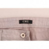 Jeans slim fit in cotone beige - W26