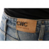 Jeans in denim stretch di cotone blu - W26