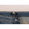 Jeans in denim stretch di cotone blu - W26