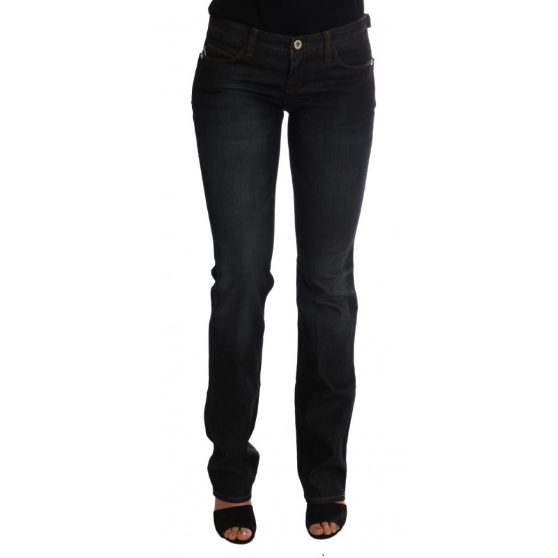 Jeans slim fit in cotone blu scuro - W26