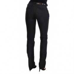 Jeans slim fit in cotone blu scuro - W26