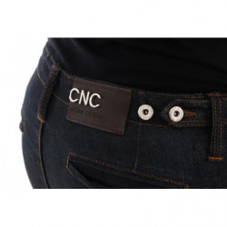 Jeans slim fit in cotone blu scuro - W26
