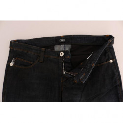 Jeans slim fit in cotone blu scuro - W26