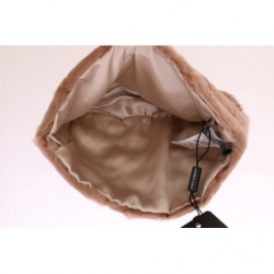Berretto in pelliccia di agnello Xiangao beige - 56 CM-XS