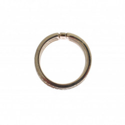 Anello da donna in argento sterling 925 nero CZ - EU50 - US5