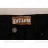 Jeans vestibilità regolare in denim di cotone nero elasticizzato - W27