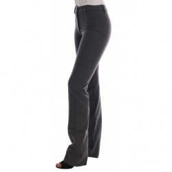 Pantaloni slim stretch in lana grigia - IT38-XS