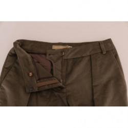 Bermuda in velluto marrone - IT40-S