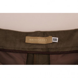 Bermuda in velluto marrone - IT40-S