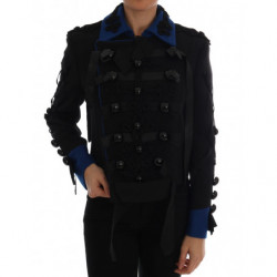 Trench in lana nera - IT40-S