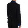 Trench in lana nera - IT40-S