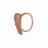 Anello da donna in oro rosa 925 con zirconi trasparenti - EU52 - US6