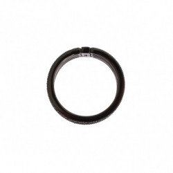 Argento sterling 925 nero CZ da donna - EU50 - US5