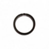 Argento sterling 925 nero CZ da donna - EU50 - US5