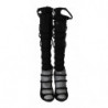 Cinghie elastiche in pelle scamosciata nera - EU39/US8.5