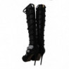 Cinghie elastiche in pelle scamosciata nera - EU39/US8.5