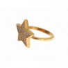 Anello trasparente da donna in argento 925 Star Gold - EU54 - US7