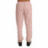 Tuta pantaloni maglione di cotone rosa - XL