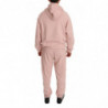 Tuta pantaloni maglione di cotone rosa - XL