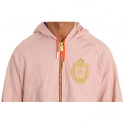 Tuta pantaloni maglione di cotone rosa - XL