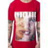 Maglietta in cotone rosso - L