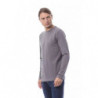 T-shirt in cotone grigio - XL