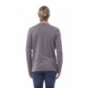 T-shirt in cotone grigio - XL