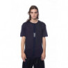 Maglietta in cotone blu - S