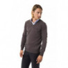 Maglione in lana merino grigia - L