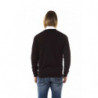 Maglione in lana merino marrone - XL