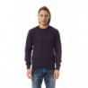 Maglione di lana viola - L