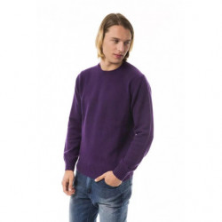 Maglione di lana viola - L