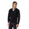 Maglione in lana merino nera - XL