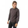 Maglione in lana merino grigia - L