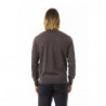 Maglione in lana merino grigia - L
